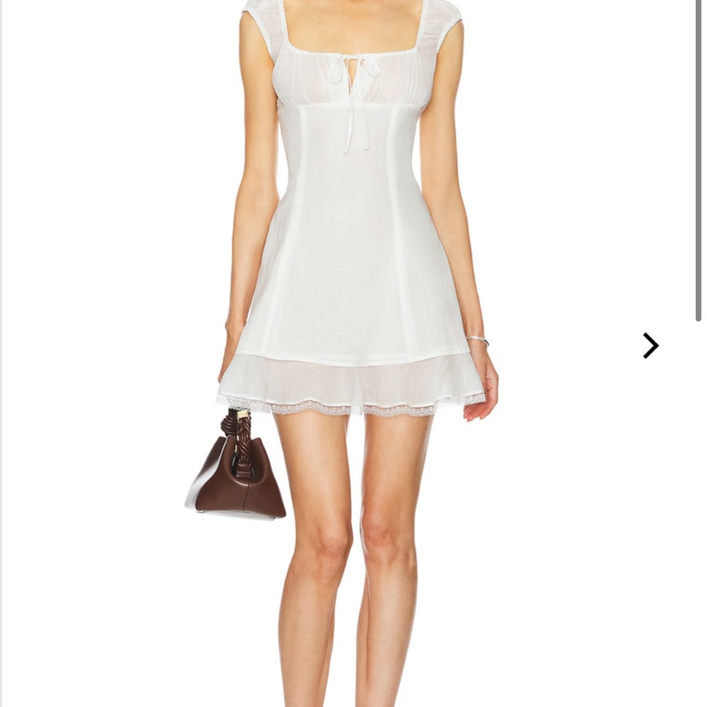 Elegant White Mini Dress